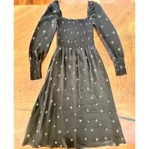 Reformation Rowan Midi Dress in Constellation Print - Small